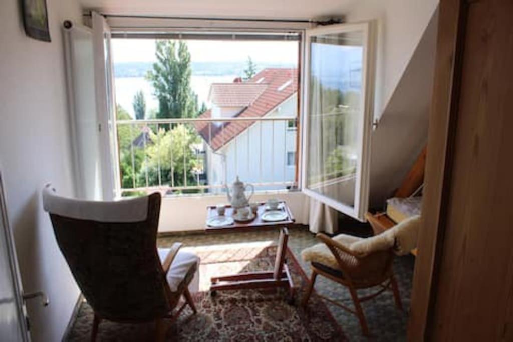 Erholung mit Seesicht, Terrasse und Garten Uberlingen Exterior foto